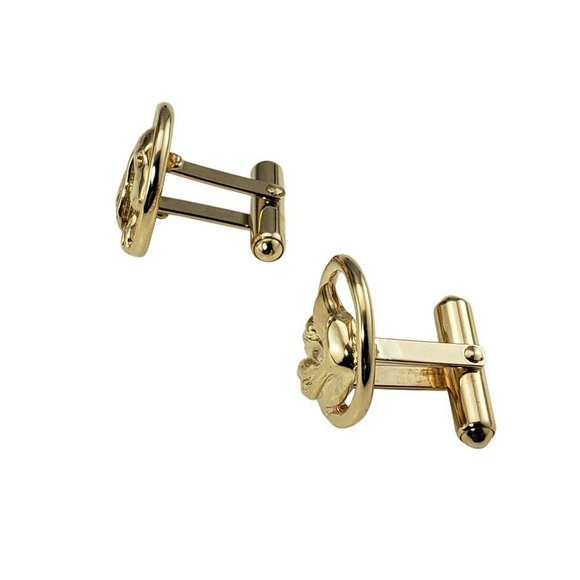 Vintage 14 Karat Yellow Dog Cufflinks #10826 - Picture 6 of 9